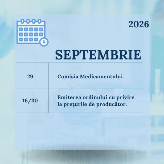 Actualizat: Agenda ședințelor programate pentru luna septembrie